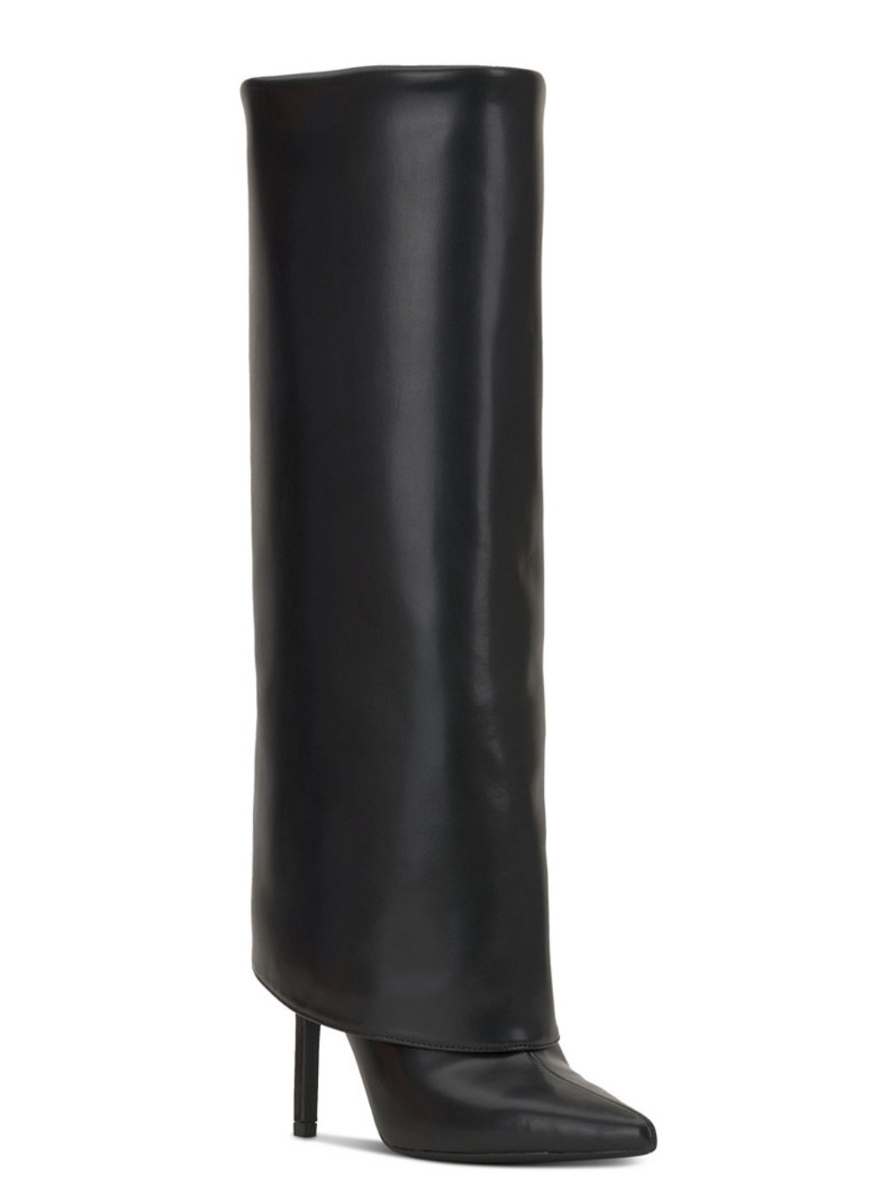 I.N.C. Skylar Fold Over Cuffed Dress Boots Stilleto US6